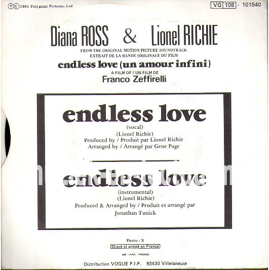 Endless love - Endless love (instr.)