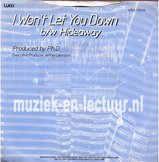 I won't let you down - Hideaway