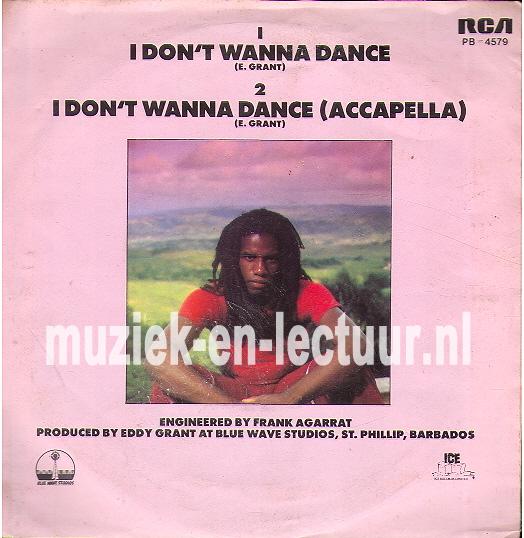I don't wanna dance - I don't wanna dance (accapella)