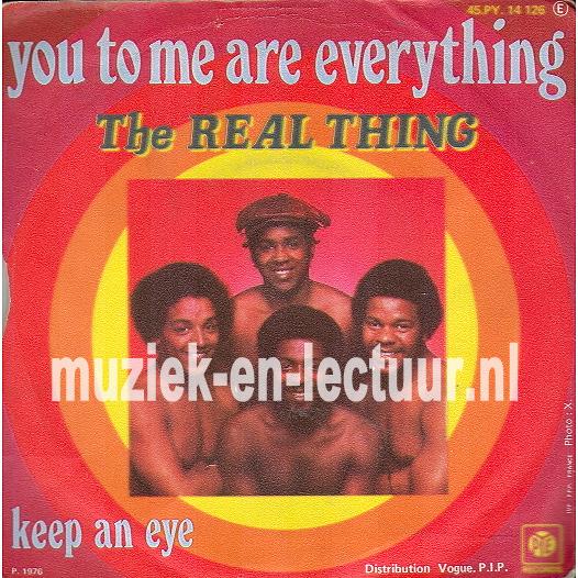 You to me are everything - Keep an eye