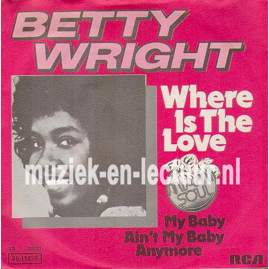 Where is the love - My baby ain't my baby anymore Where is the love - My baby ain't my baby anymore