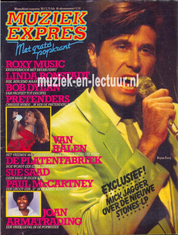 Muziek Expres 1980, augustus