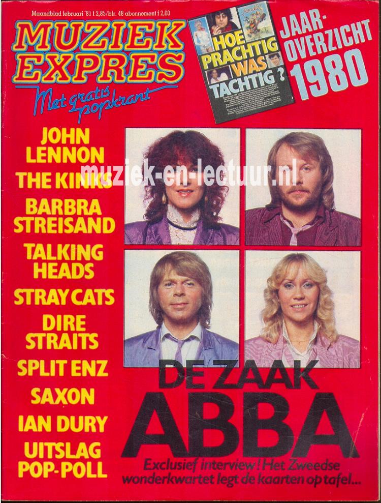 Muziek Expres 1981, febuari
