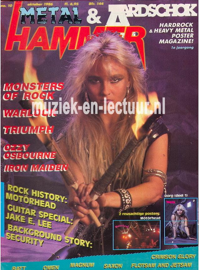 Metal Hammer & Aardschok 1986 nr. 10