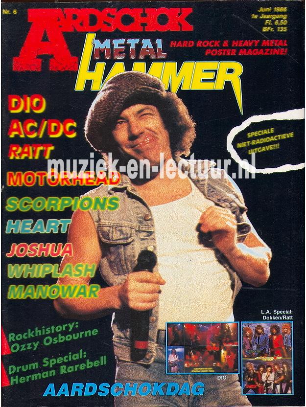 Metal Hammer & Aardschok 1986 nr. 06