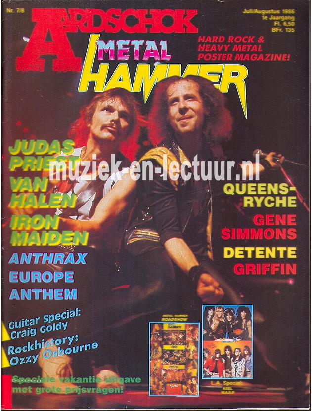 Metal Hammer & Aardschok 1986 nr. 07/ 08