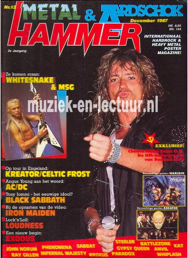 Metal Hammer & Aardschok 1987 nr. 13