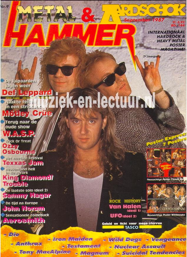 Metal Hammer & Aardschok 1987 nr. 09