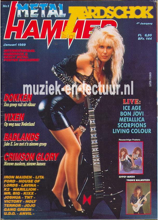 Metal Hammer & Aardschok 1989 nr. 01