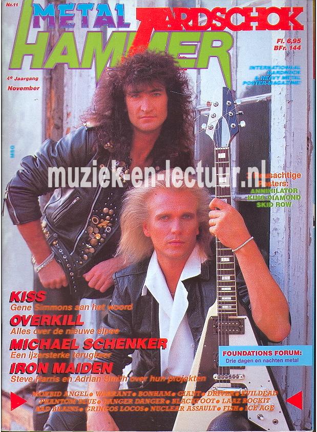 Metal Hammer & Aardschok 1989 nr. 11
