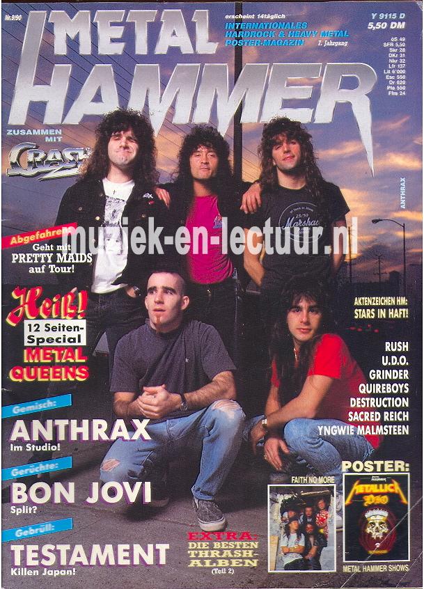 Metal Hammer & Crash 1990 nr. 09