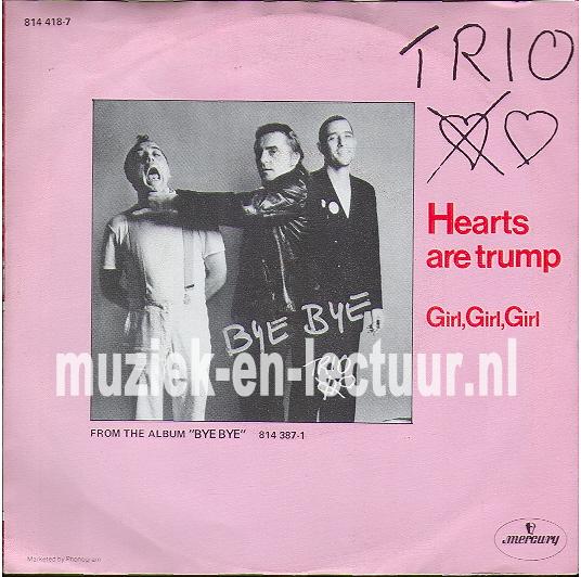 Hearts are trump - Girl, girl, girl