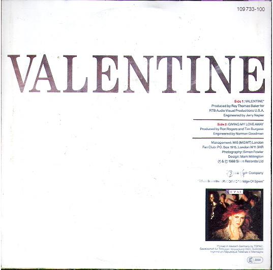 Valentine - Giving my love away