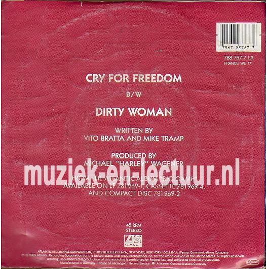 Cry for freedom - Dirty woman Cry for freedom - Dirty woman