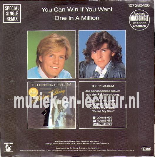 You can win if you want - One in a million