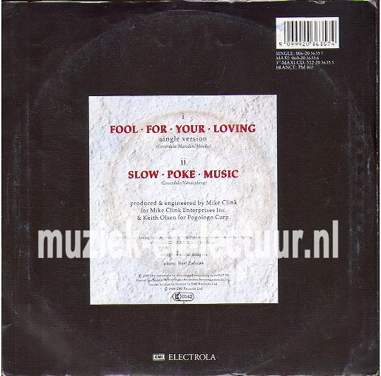 Fool for your loving - Slow poke music