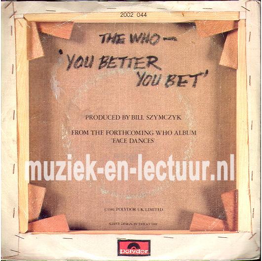 You better you bet - The quiet one