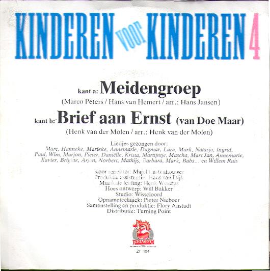 Meidengroep - Brief aan Ernst Meidengroep - Brief aan Ernst