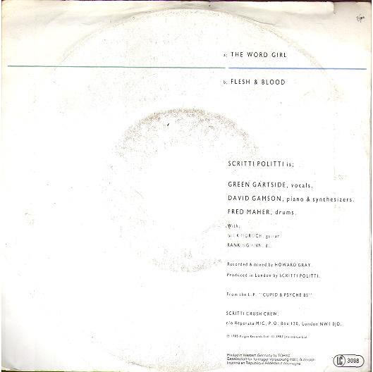 The word girl - Flesh & blood The word girl - Flesh & blood