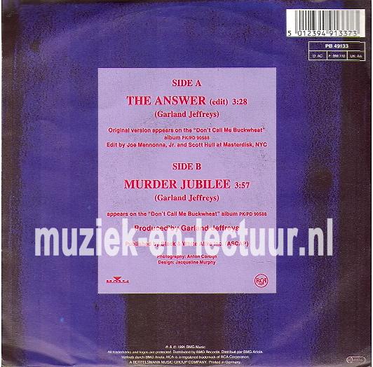 The answer - Murder jubilee
