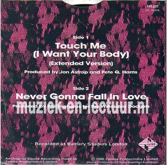 Touch me - Never gonna fall in love