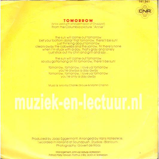 Tomorrow / Love of my life Tomorrow / Love of my life