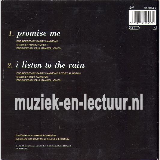 Promise me - I listen to the rain