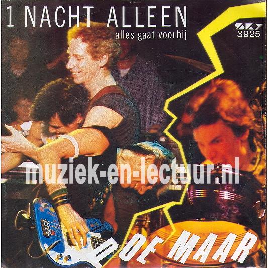 1 nacht alleen - Alles gaat voorbij 1 nacht alleen - Alles gaat voorbij