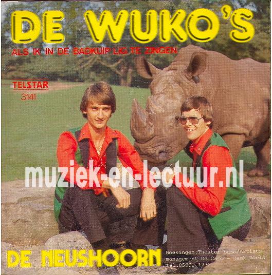 De neushoorn - Als ik in de badkuip lig te zingen 