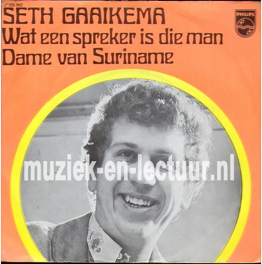 Wat een spreker is die man - Dame van Suriname Wat een spreker is die man - Dame van Suriname