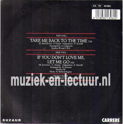 Take me back to the time - If you don't love me, let me go