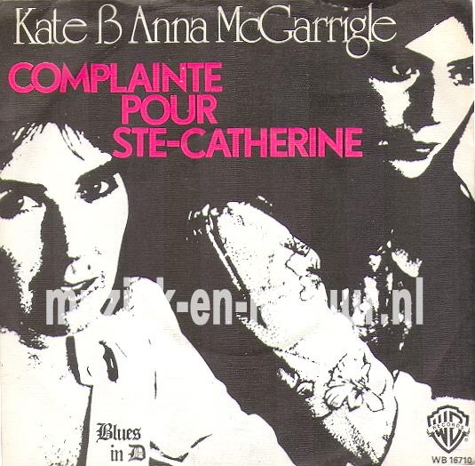Complainte pour Ste Catherine - Blues in D