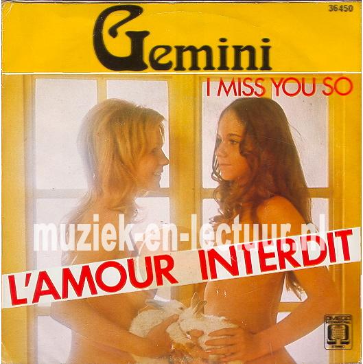 L'amour interdit - I miss you so