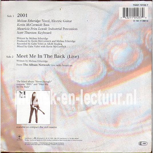 2001 - Meet me in the back