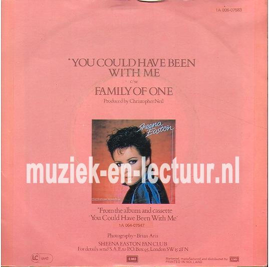 You could have been with me - Family of one