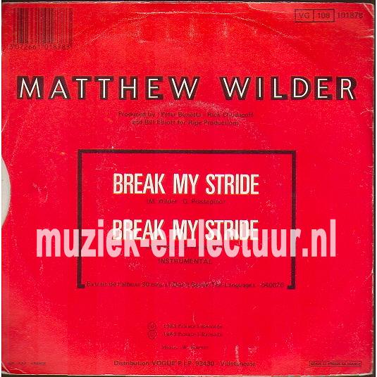 Break my stride - Break my stride