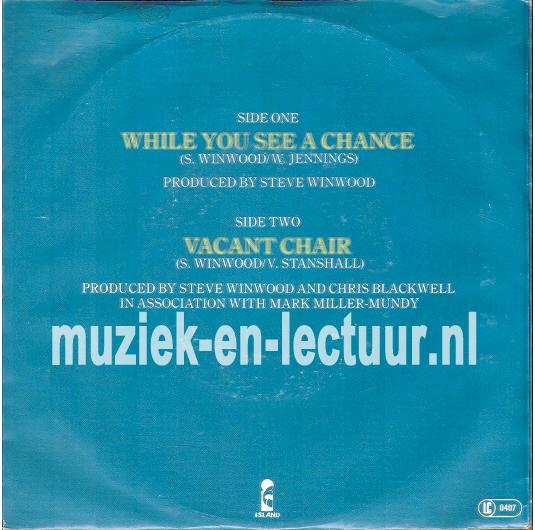 While you see a chance - Vacant chair