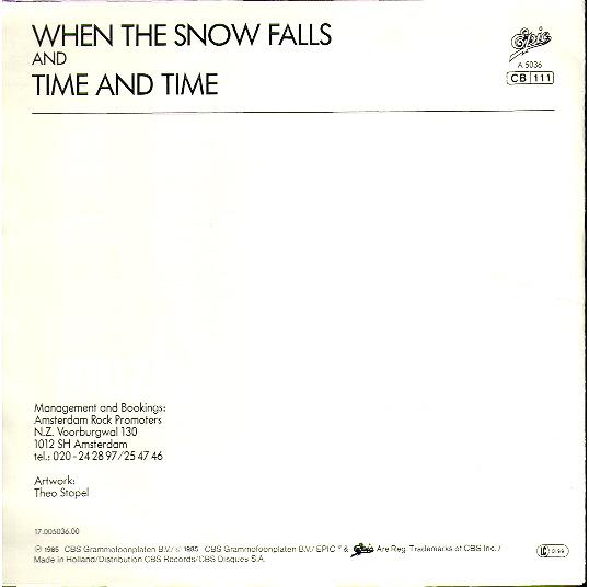 When the snow falls - Time and time