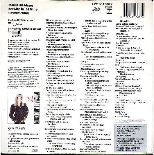 Man in the mirror - Man in the mirror Man in the mirror - Man in the mirror