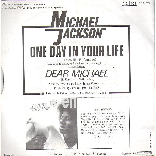 One day in your life - Dear Michael