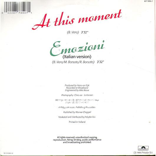 At this moment - Emozioni