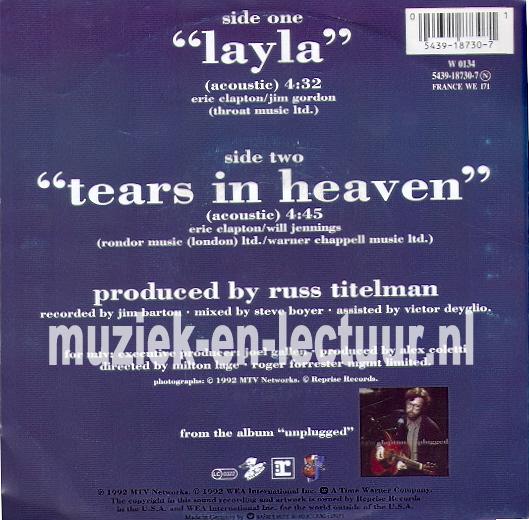 Layla - Tears in heaven